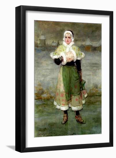 A Dutch Skater-George Henry Boughton-Framed Giclee Print