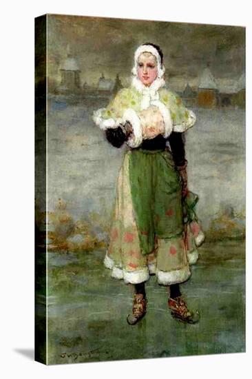 A Dutch Skater-George Henry Boughton-Stretched Canvas