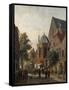 A Dutch Street Scene, 1867-Leon Bakst-Framed Stretched Canvas