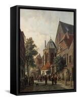 A Dutch Street Scene, 1867-Leon Bakst-Framed Stretched Canvas