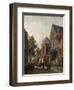 A Dutch Street Scene, 1867-Adrianus Eversen-Framed Giclee Print