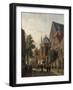 A Dutch Street Scene, 1867-Leon Bakst-Framed Giclee Print