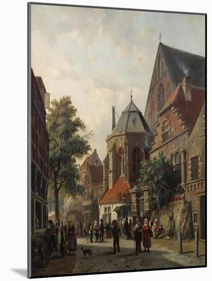 A Dutch Street Scene, 1867-Leon Bakst-Mounted Giclee Print