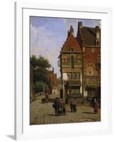 A Dutch Street Scene-Willem Koekkoek-Framed Giclee Print