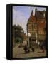 A Dutch Street Scene-Henry Thomas Alken-Framed Stretched Canvas