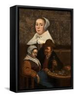 A Dutch Tavern Scene, Early 17th Century-Adriaen Brouwer-Framed Stretched Canvas