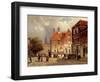 A Dutch Town Square, 1860-Willem Koekkoek-Framed Giclee Print