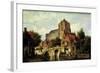 A Dutch Town with a Church-Willem Koekkoek-Framed Giclee Print