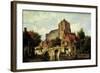 A Dutch Town with a Church-Willem Koekkoek-Framed Giclee Print