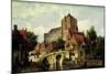 A Dutch Town with a Church-Willem Koekkoek-Mounted Giclee Print