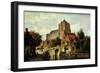 A Dutch Town with a Church-Willem Koekkoek-Framed Giclee Print