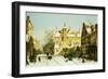 A Dutch Village in Winter-Willem Koekkoek-Framed Giclee Print