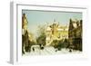 A Dutch Village in Winter-Willem Koekkoek-Framed Giclee Print