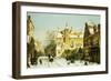 A Dutch Village in Winter-Willem Koekkoek-Framed Giclee Print