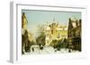 A Dutch Village in Winter-Willem Koekkoek-Framed Giclee Print