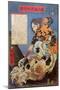 A Dutchman Capturing a Ferocious Tiger Alive-Kyosai Kawanabe-Mounted Giclee Print