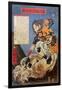 A Dutchman Capturing a Ferocious Tiger Alive-Kyosai Kawanabe-Framed Giclee Print