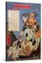 A Dutchman Capturing a Ferocious Tiger Alive-Kyosai Kawanabe-Stretched Canvas