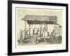 A Dyak Forge, Borneo-null-Framed Giclee Print