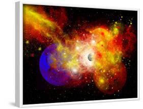 A Dying Star Turns Nova as it Blows Itself Apart-Stocktrek Images-Framed Photographic Print