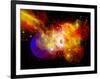 A Dying Star Turns Nova as it Blows Itself Apart-Stocktrek Images-Framed Photographic Print
