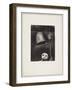 A Edgar Poe (Mellerio 37-43), 1882 (Litho)-Odilon Redon-Framed Giclee Print