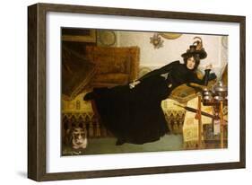 A Elegant Lady-Hippolyte-casimir Gourse-Framed Giclee Print