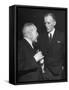 A. Emil Davies Talking with Sir Ernest Gowers at Reception-null-Framed Stretched Canvas