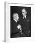 A. Emil Davies Talking with Sir Ernest Gowers at Reception-null-Framed Photographic Print