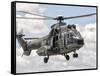 A Eurocopter AS332 Super Puma Helicopter of the Brazilian Navy-Stocktrek Images-Framed Stretched Canvas