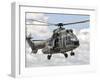 A Eurocopter AS332 Super Puma Helicopter of the Brazilian Navy-Stocktrek Images-Framed Photographic Print