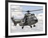 A Eurocopter AS332 Super Puma Helicopter of the Brazilian Navy-Stocktrek Images-Framed Photographic Print