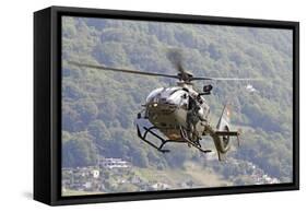 A Eurocopter Ec635 of the Swiss Air Force-null-Framed Stretched Canvas