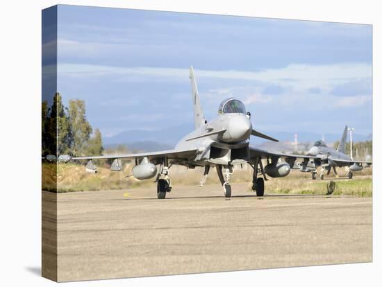 A Eurofighter 2000 Typhoon of the Italian Air Force-Stocktrek Images-Stretched Canvas