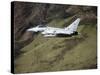 A Eurofighter Typhoon F2 Aircraft of the Royal Air Force Low Flying in North Wales-Stocktrek Images-Stretched Canvas