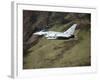 A Eurofighter Typhoon F2 Aircraft of the Royal Air Force Low Flying in North Wales-Stocktrek Images-Framed Photographic Print