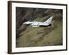 A Eurofighter Typhoon F2 Aircraft of the Royal Air Force Low Flying in North Wales-Stocktrek Images-Framed Photographic Print