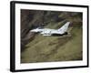 A Eurofighter Typhoon F2 Aircraft of the Royal Air Force Low Flying in North Wales-Stocktrek Images-Framed Photographic Print