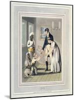 A European Lady and Her Family, Attended by an Ayah, or Nurse, Plate 17-Charles D'oyly-Mounted Giclee Print