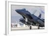 A F-15E Strike Eagle of the U.S. Air Force Uses Aero Braking after Landing-Stocktrek Images-Framed Photographic Print