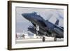 A F-15E Strike Eagle of the U.S. Air Force Uses Aero Braking after Landing-Stocktrek Images-Framed Photographic Print