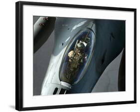 A F-16 Fighting Falcon-Stocktrek Images-Framed Photographic Print