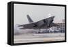 A F-22 Raptor of the U.S. Air Force Launches from Nellis Air Force Base, Nevada-Stocktrek Images-Framed Stretched Canvas