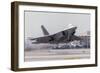 A F-22 Raptor of the U.S. Air Force Launches from Nellis Air Force Base, Nevada-Stocktrek Images-Framed Photographic Print