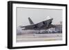 A F-22 Raptor of the U.S. Air Force Launches from Nellis Air Force Base, Nevada-Stocktrek Images-Framed Photographic Print