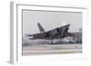 A F-22 Raptor of the U.S. Air Force Launches from Nellis Air Force Base, Nevada-Stocktrek Images-Framed Photographic Print