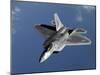 A F-22 Raptor Returns To a Mission After Refueling-Stocktrek Images-Mounted Photographic Print