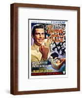 A Face in the Crowd, (aka Un Homme Dans La Foule), Belgian Poster Art, Andy Griffith, 1957-null-Framed Art Print