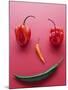 A Face Made of Chilli Peppers-Malgorzata Stepien-Mounted Photographic Print