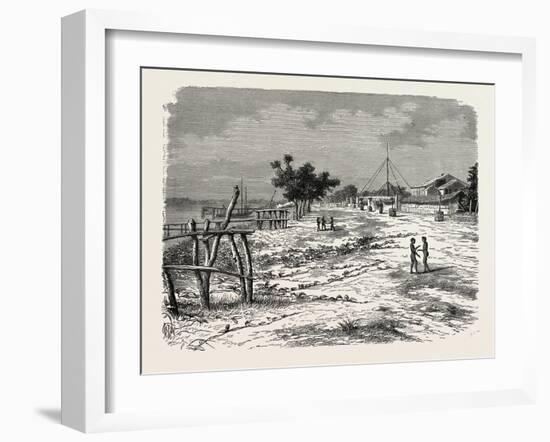 A Factory at Lagos. Port City and the Most Populous City in Nigeria-null-Framed Giclee Print